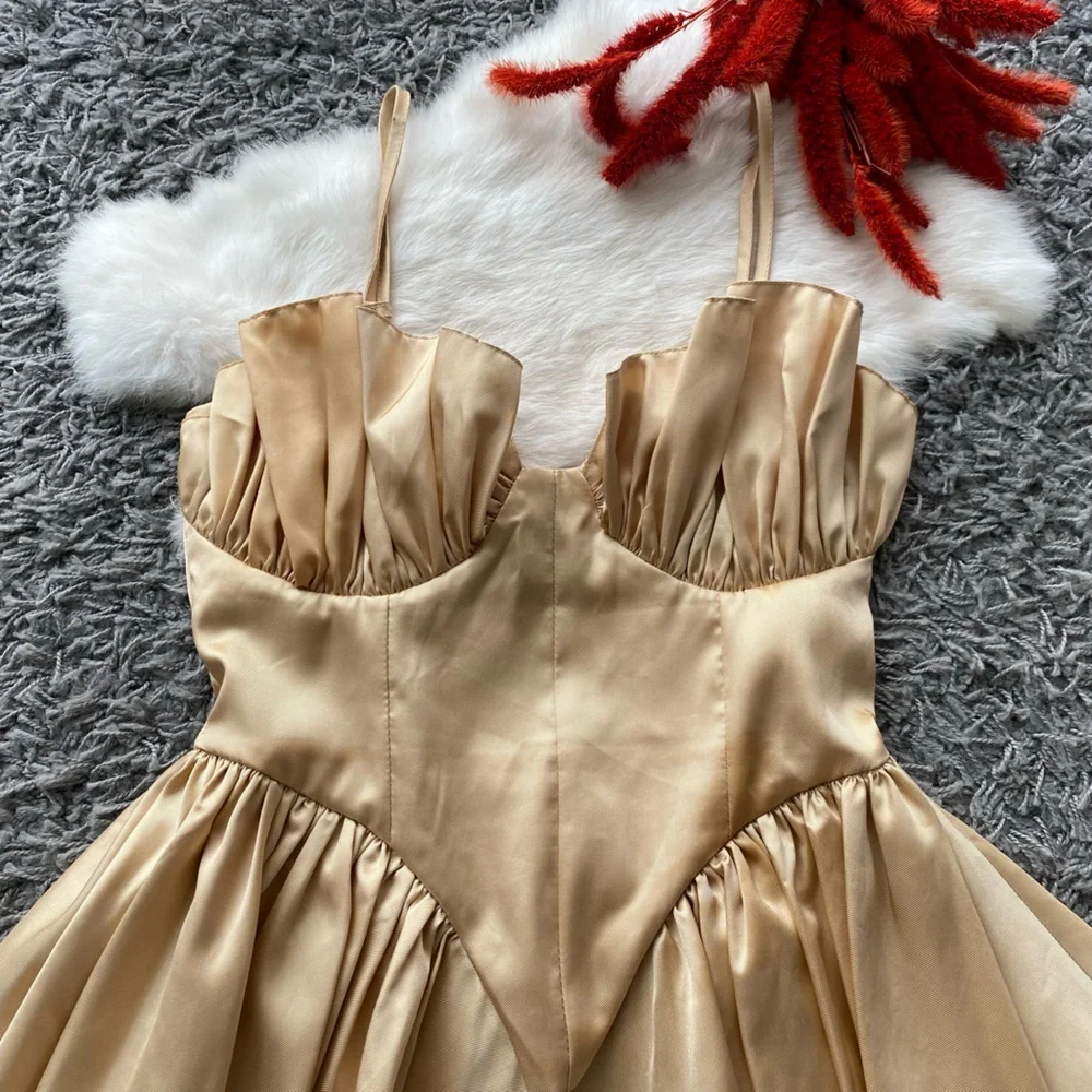 ASOS Cream Ruffled Corset Top - Picture 3 of 9